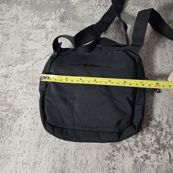 Champion Pouch Fanny Pack Crossbody Waist Bag Black Zippers No Clip New Y2K - Picture 5 of 6